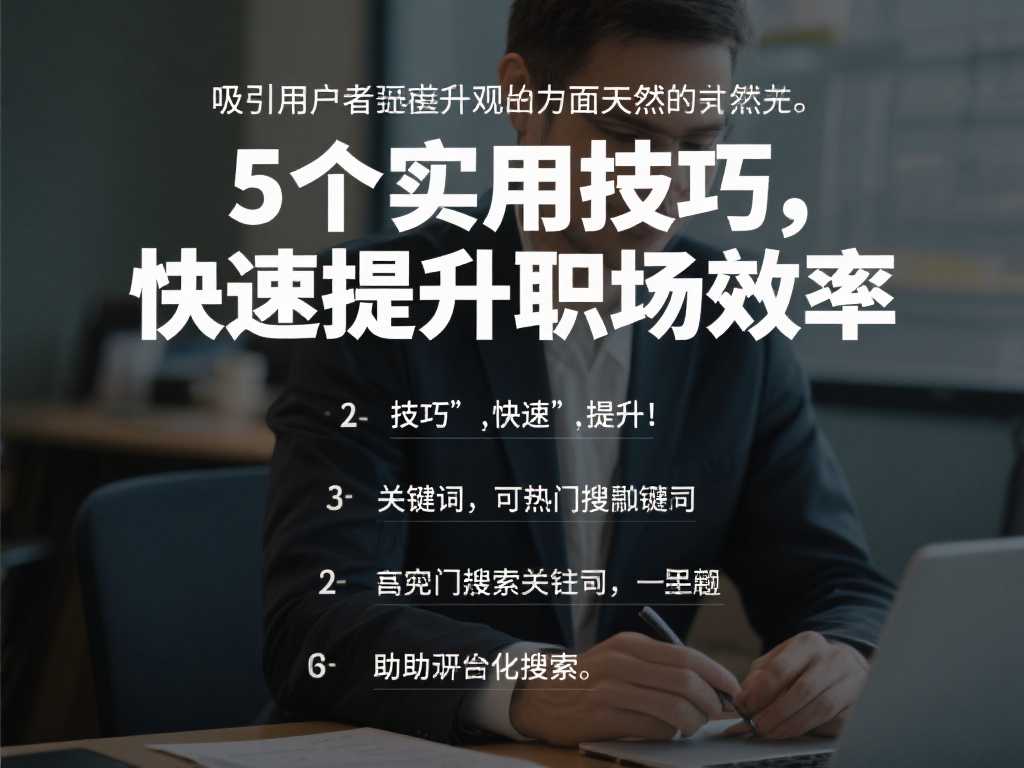 如何巧妙搭配标题和内容，激发用户兴趣并提升点击率